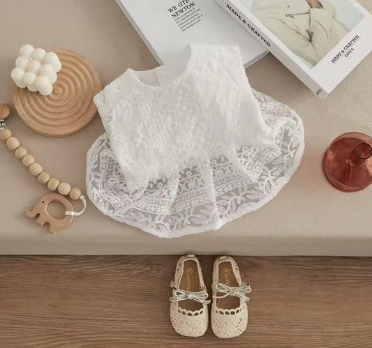 Body Vestido de Encaje Marfil – Manga Larga