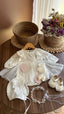 Outfit de Bautizo para Bebé Niña Perla | | Ropa de bebé y niña | El Closet de Emma