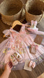 Outfit vestido rosa con Alas de Ensueño | | Ropa de bebé y niña | El Closet de Emma