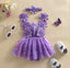 Vestido Tul Lila Bordado Floral 3D con Diadema – Ocasiones Especiales | Vestido de Encaje | Ropa de bebé y niña | El Closet de Emma