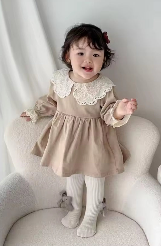 Vestido para Niña – Vintage Latte