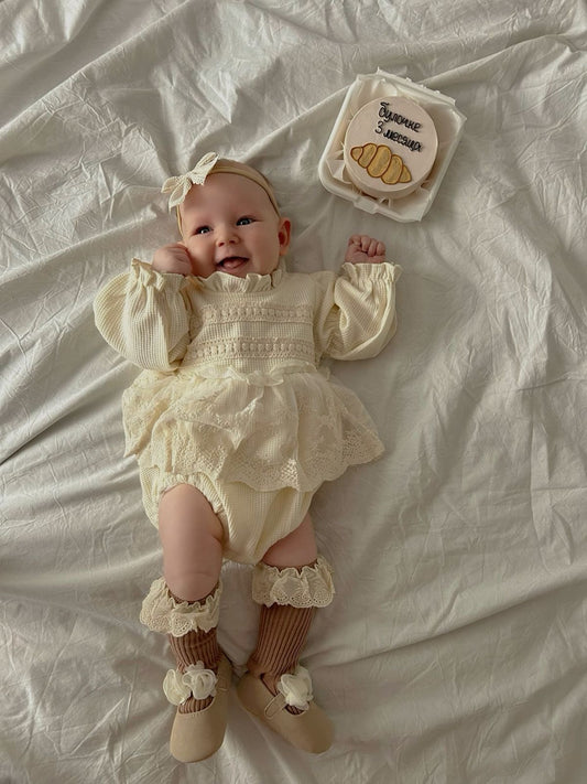 Enterizo Vintage con Encaje Floral