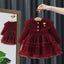 Vestido Burdeos con Tul y Broche de Osito – Edición Especial de Fiesta | Conjunto | Ropa de bebé y niña | El Closet de Emma