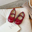 Zapatos rojos niñas