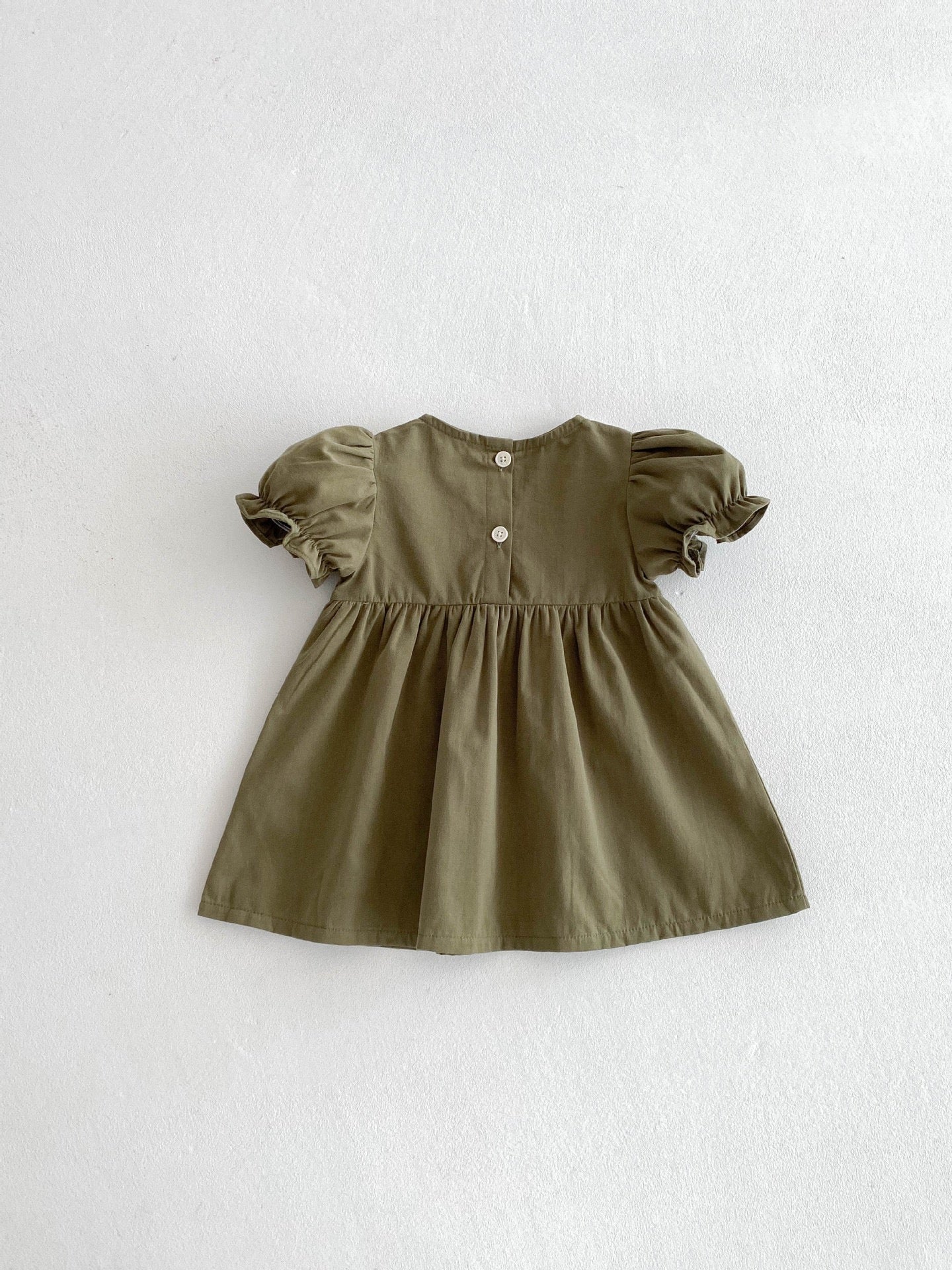 Vestido verde oliva