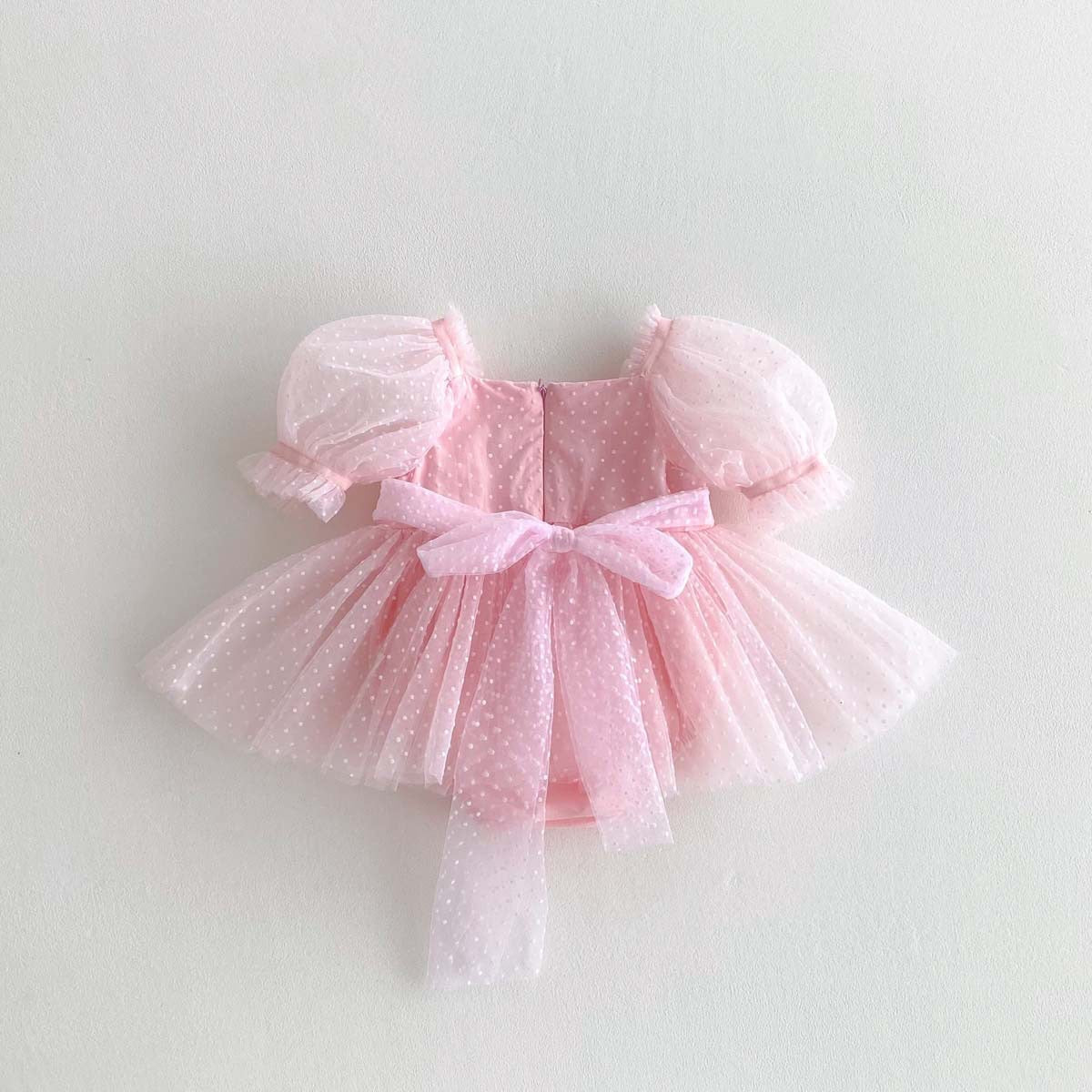 Vestido rosa de tul