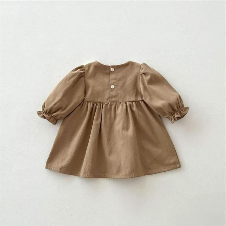 Vestido vintage caramelo