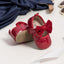 Zapatos de Charol Rojo con Lazo de Terciopelo – Colección Festiva | zapatos bebés | Ropa de bebé y niña | El Closet de Emma