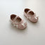 Zapatos Rosados con Lazos Laterales y Tira Elástica | zapatos bebés | Ropa de bebé y niña | El Closet de Emma