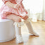 Medias Altas Ivory con Encaje – Detalle Romántico | Calcetines | Ropa de bebé y niña | El Closet de Emma