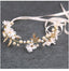 Diadema Floral Blanca con Perlas y Cinta – Modelo Pearl Blossom | Diademas, coronas | Ropa de bebé y niña | El Closet de Emma
