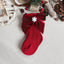 Medias Rojas con Lazo y Copito – Colección Dulce Navidad ❄️🎀 | Calcetines | Ropa de bebé y niña | El Closet de Emma