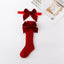 Set Medias y Vincha con Lazo Rojo – Colección Dulce Navidad 🎀🎄 | Calcetines | Ropa de bebé y niña | El Closet de Emma