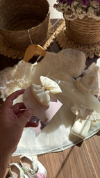 Vestido outfit rose de marfil