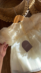 Vestido outfit rose de marfil