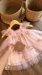 Vestido Mariposa Rosa Encantada – Edición Especial | Vestido | Ropa de bebé y niña | El Closet de Emma