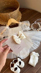 Outfit Bebé Elegante en Blanco | | Ropa de bebé y niña | El Closet de Emma