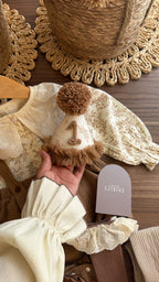 Conjunto Vintage para Bebé Niña de 1 Año | Outfit Completo de Cumpleaños
