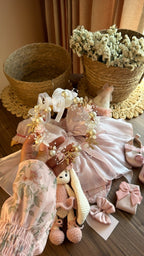 Vestido outfit Bella en Rosa | | Ropa de bebé y niña | El Closet de Emma