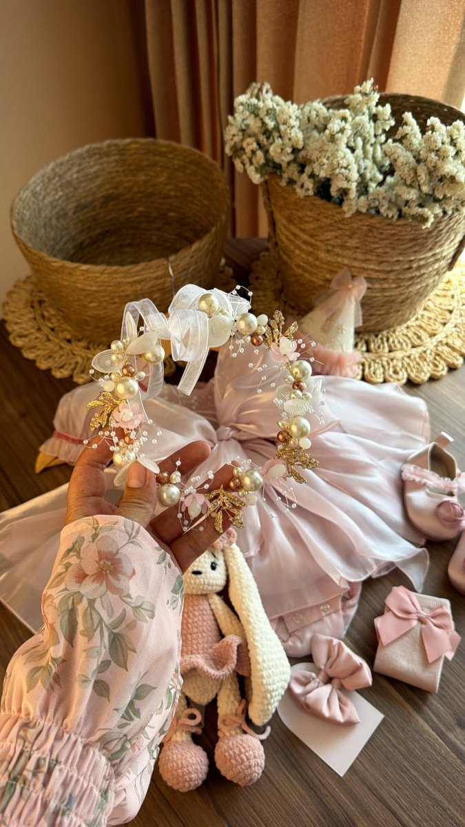 Vestido outfit Bella en Rosa | | Ropa de bebé y niña | El Closet de Emma