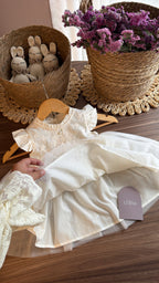 Set de Bautizo para Bebé Niña | Vestido Elegante con Accesorios