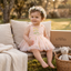 Vestido Floral Rosa Pastel Tul Bordado – Edición Primavera