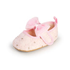 Zapatos para Bebé – Flor de Encaje Rosado
