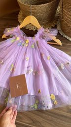 Vestido Ensemble Aurora Encantada en Violeta | | Ropa de bebé y niña | El Closet de Emma