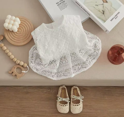 Body Vestido de Encaje BLANCO – Manga Larga