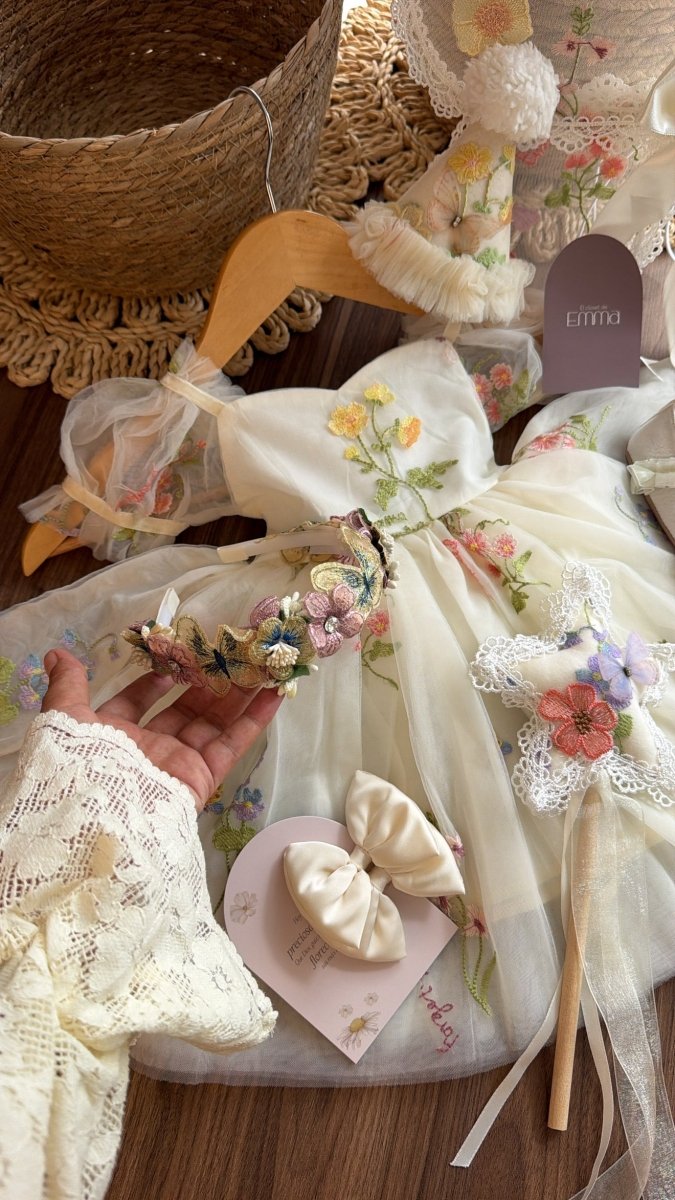 Vestido de Hada para Bebé y Niña | Kit Hada Bosque Encantado | | Ropa de bebé y niña | El Closet de Emma