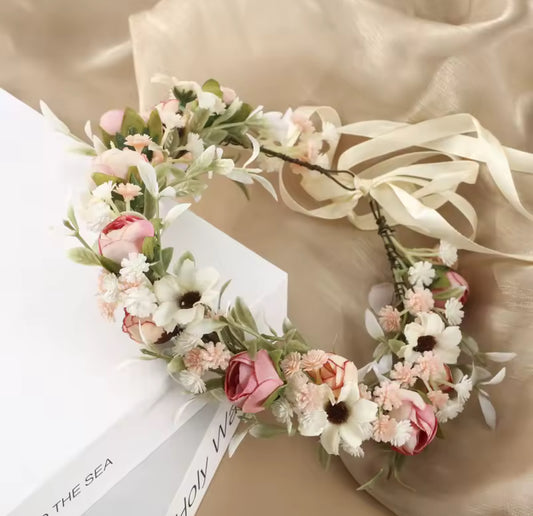 CORONA DE FLORES
