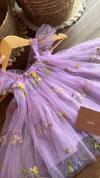 Vestido Ensemble Aurora Encantada en Violeta | | Ropa de bebé y niña | El Closet de Emma