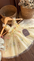 Outfit de Primer Año para Bebé Niña con Alas de Mariposa | Vestido Floral con Accesorios Completos | | Ropa de bebé y niña | El Closet de Emma