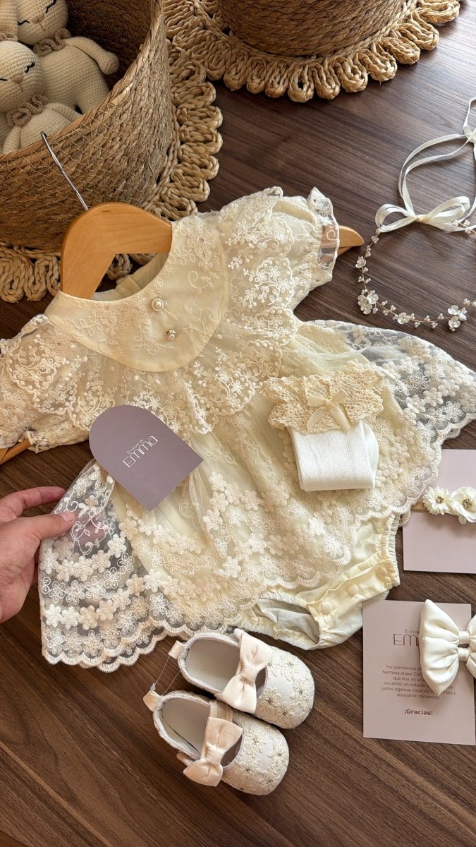 Vestido Outfit Éloise | | Ropa de bebé y niña | El Closet de Emma