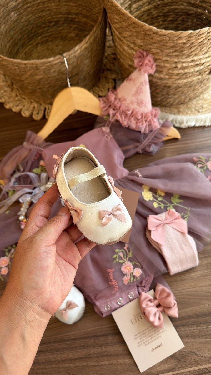 Vestido Conjunto Emma Belle Éthérée | | Ropa de bebé y niña | El Closet de Emma