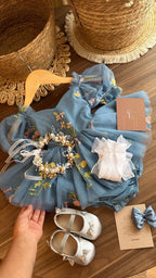Vestido outfit hada celestia | | Ropa de bebé y niña | El Closet de Emma