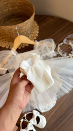Outfit Bebé Elegante en Blanco | | Ropa de bebé y niña | El Closet de Emma