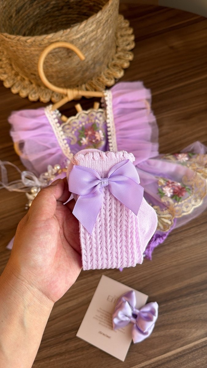 Outfit “Jardín de Lavanda” | | Ropa de bebé y niña | El Closet de Emma