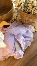Outfit Princesa Lavanda Vintage para Bebé | Vestido Elegante con Accesorios | | Ropa de bebé y niña | El Closet de Emma
