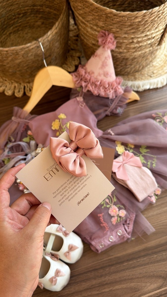 Vestido Conjunto Emma Belle Éthérée | | Ropa de bebé y niña | El Closet de Emma