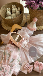 Outfit Princesita Vintage Rosa Empolvado | 1 Año