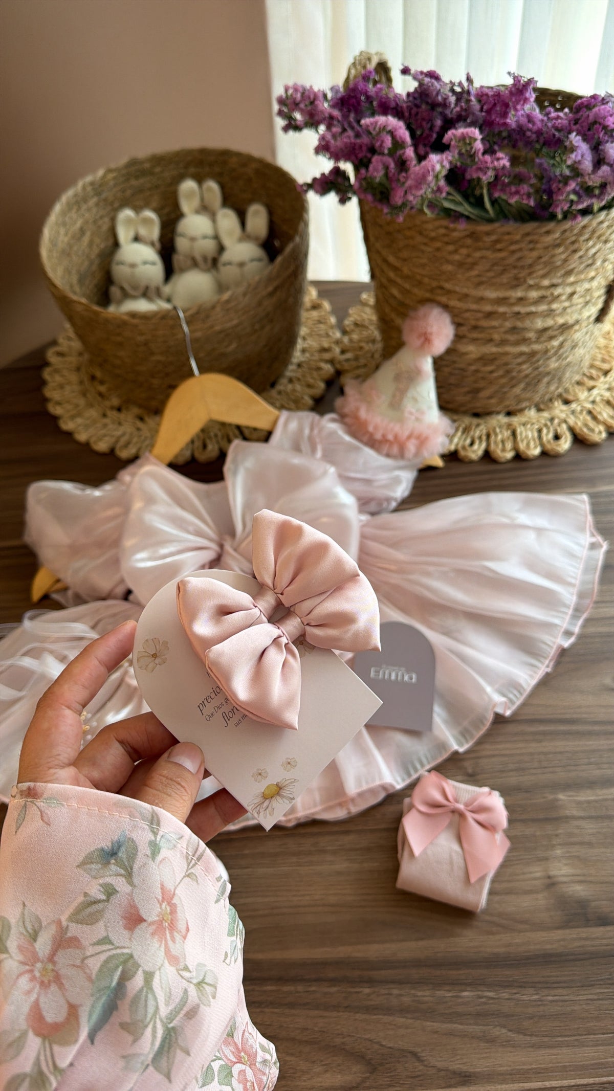 Outfit Princesita Vintage Rosa Empolvado | 1 Año