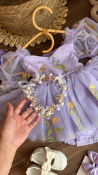 Outfit “Hada Lila Encantada” 🧚🏻‍♀️✨ | Vestido de Encaje | Ropa de bebé y niña | El Closet de Emma