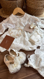 Vestido outfit Emma Luz de Ángeles | | Ropa de bebé y niña | El Closet de Emma