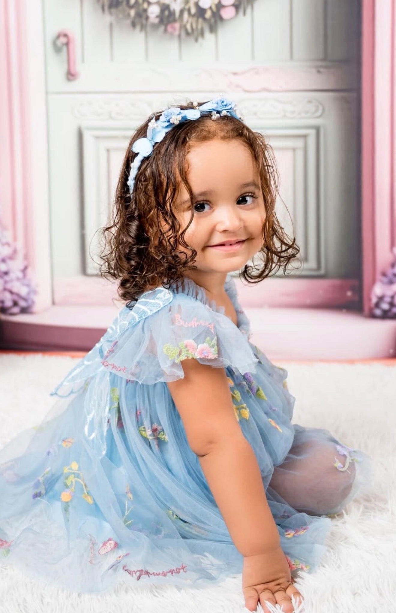 Vestido Mariposa Azul Encantado – Edición Especial