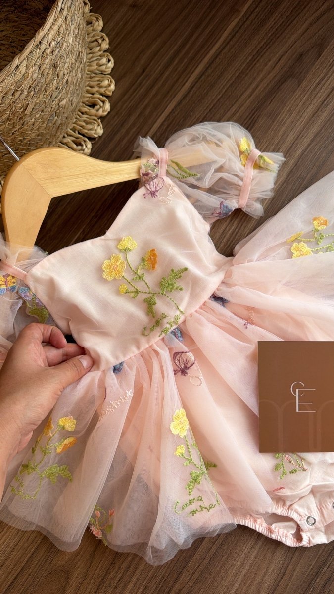 Emma Hada Rosé | Vestido de Encaje | Ropa de bebé y niña | El Closet de Emma