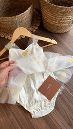 Outfit vestido floral hada de Ensueño | | Ropa de bebé y niña | El Closet de Emma