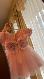 Vestido Rosa Princesa de Flores – Talla 3 Años | | Ropa de bebé y niña | El Closet de Emma