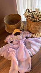 Outfit Princesa Lavanda Vintage para Bebé | Vestido Elegante con Accesorios | | Ropa de bebé y niña | El Closet de Emma