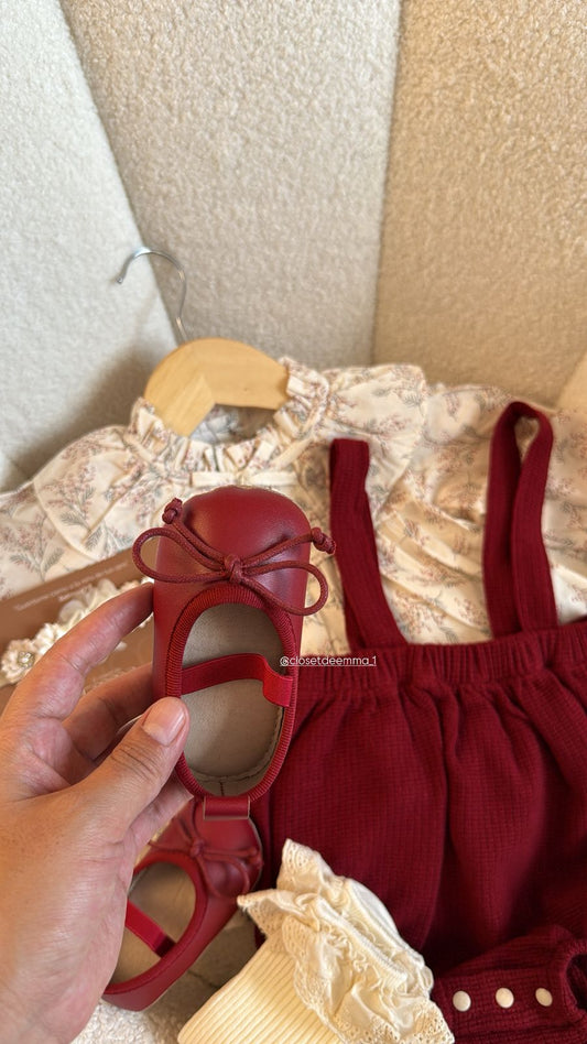 Outfit floral Navidad